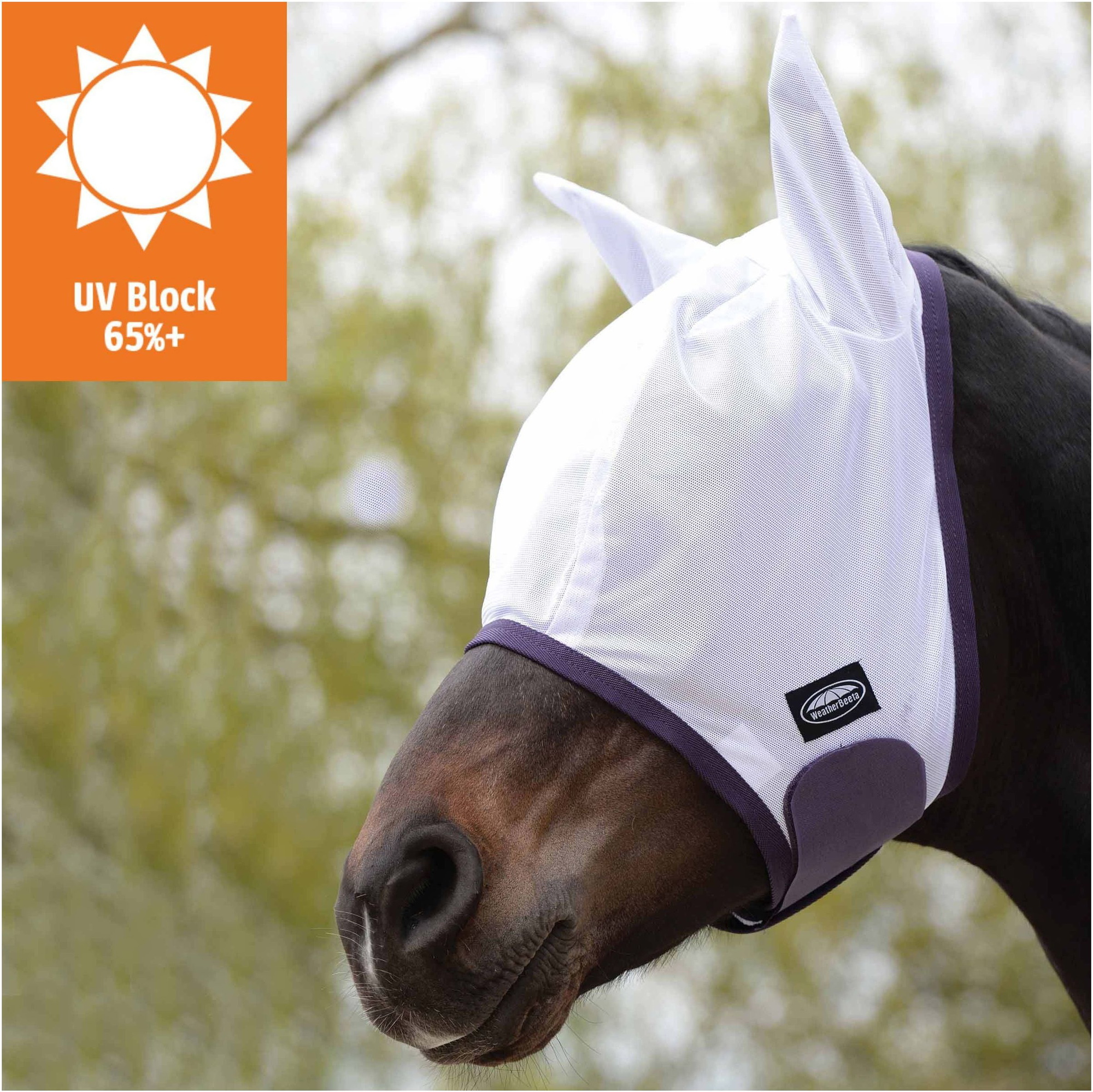 Weatherbeeta Comfitec Essential Mesh Mask 100293702 - White