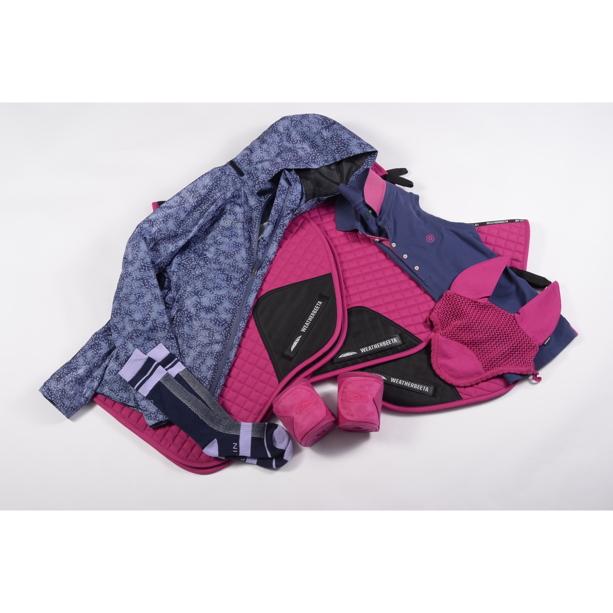 Weatherbeeta Prime Ear Bonnet 1000071 - Red Violet