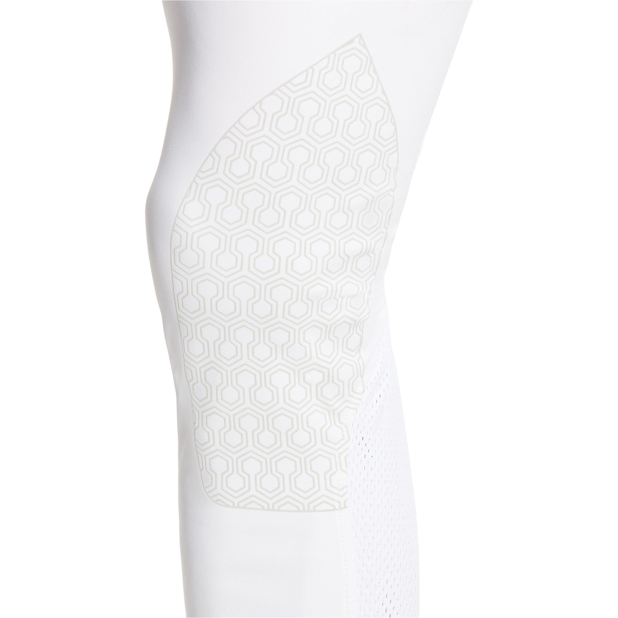 2025 Ariat Mens Tri Factor Grip Knee Patch Breech 10030545 - White