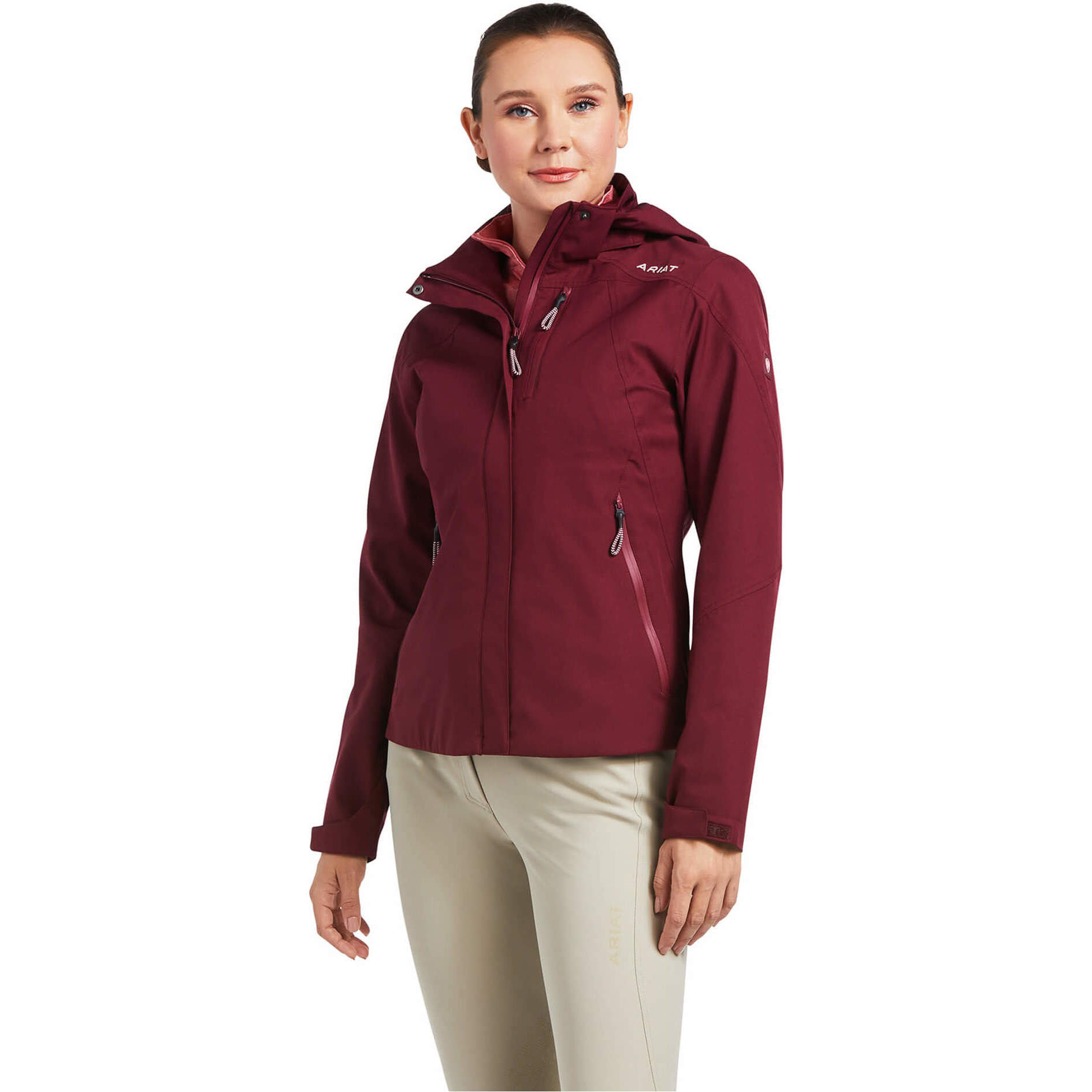 2022 Ariat Womens Coastal H20 Jacket 10039349 - Zinfandel