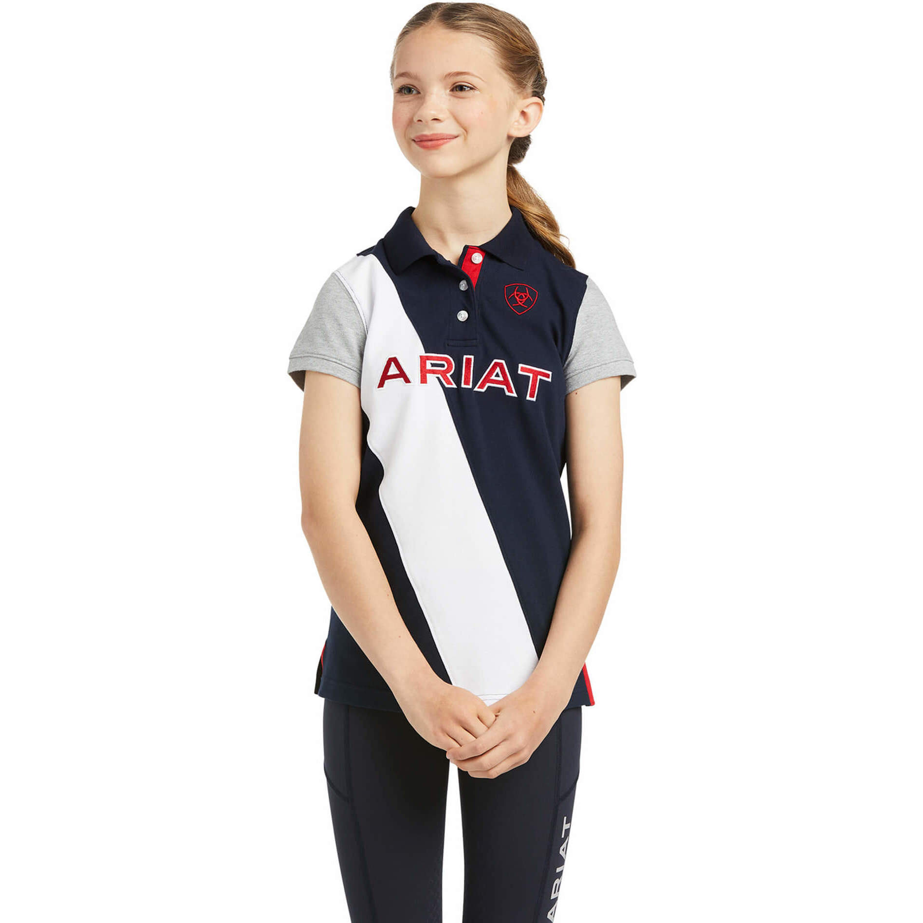 Ariat Junior Taryn Short Sleeve Polo 10039376 - Team