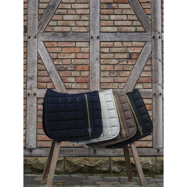 2021 Eskadron Big Square Sparkle Saddle Pad 212155 - Sea Salt