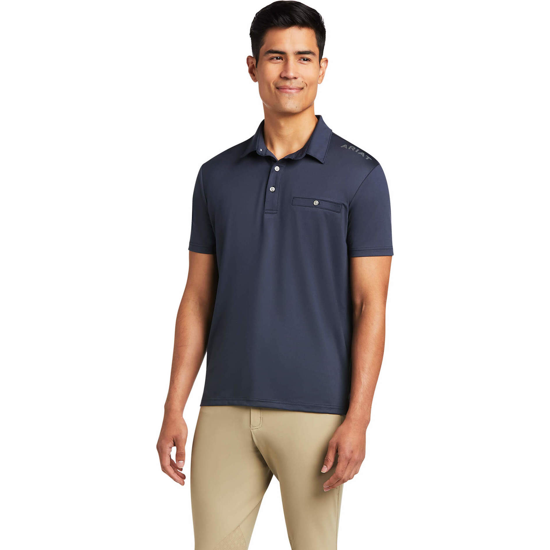 Ariat Herren Norco Kurzarm-Polooberteil 10039475 - Blaue Nächte