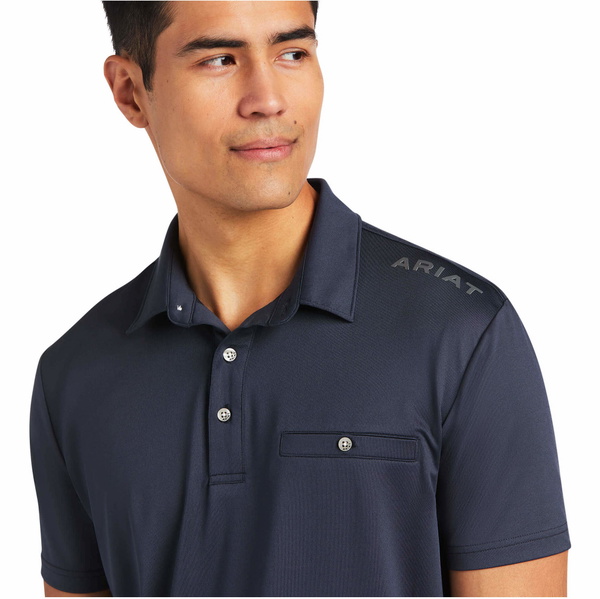 Ariat Norco Polo à Manches Courtes Pour Hommes 10039475 - Nuits Bleues