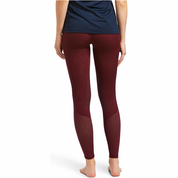 2022 Ariat Womens EOS Knee Patch Tight 10039880 - Zinfandel
