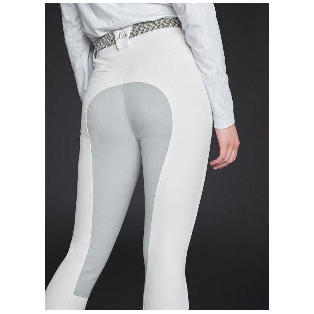 Mountain Horse Damen Diana Clarino Vollbesatzreithose 053240200 - Weiß
