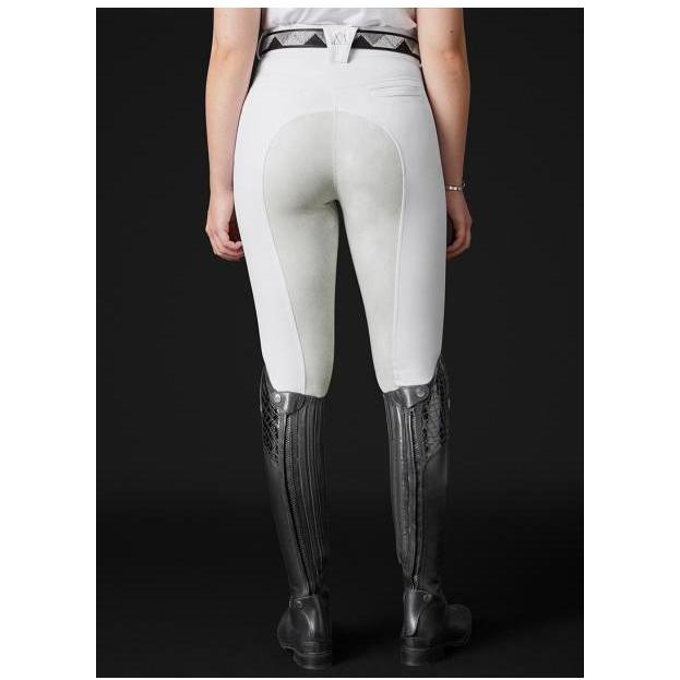 Mountain Horse Damen Diana Clarino Vollbesatzreithose 053240200 - Weiß
