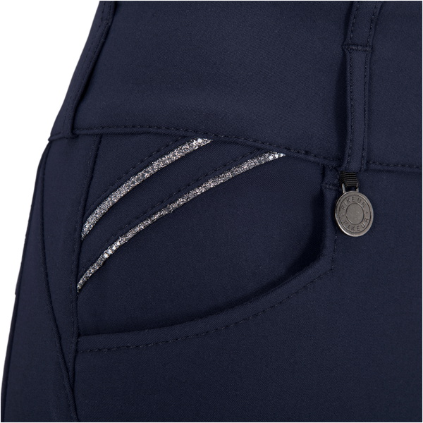 2022 Pikeur Womens Candela Glamor Gr FullSeat Patches 143936 479 390 - Night Blue
