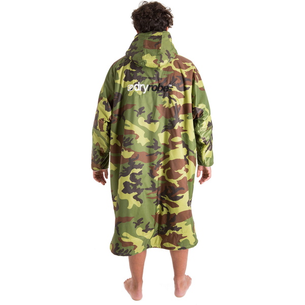Dryrobe Advance Langarm Premium Outdoor Wechselrobe LSDABB - Camo / Grey