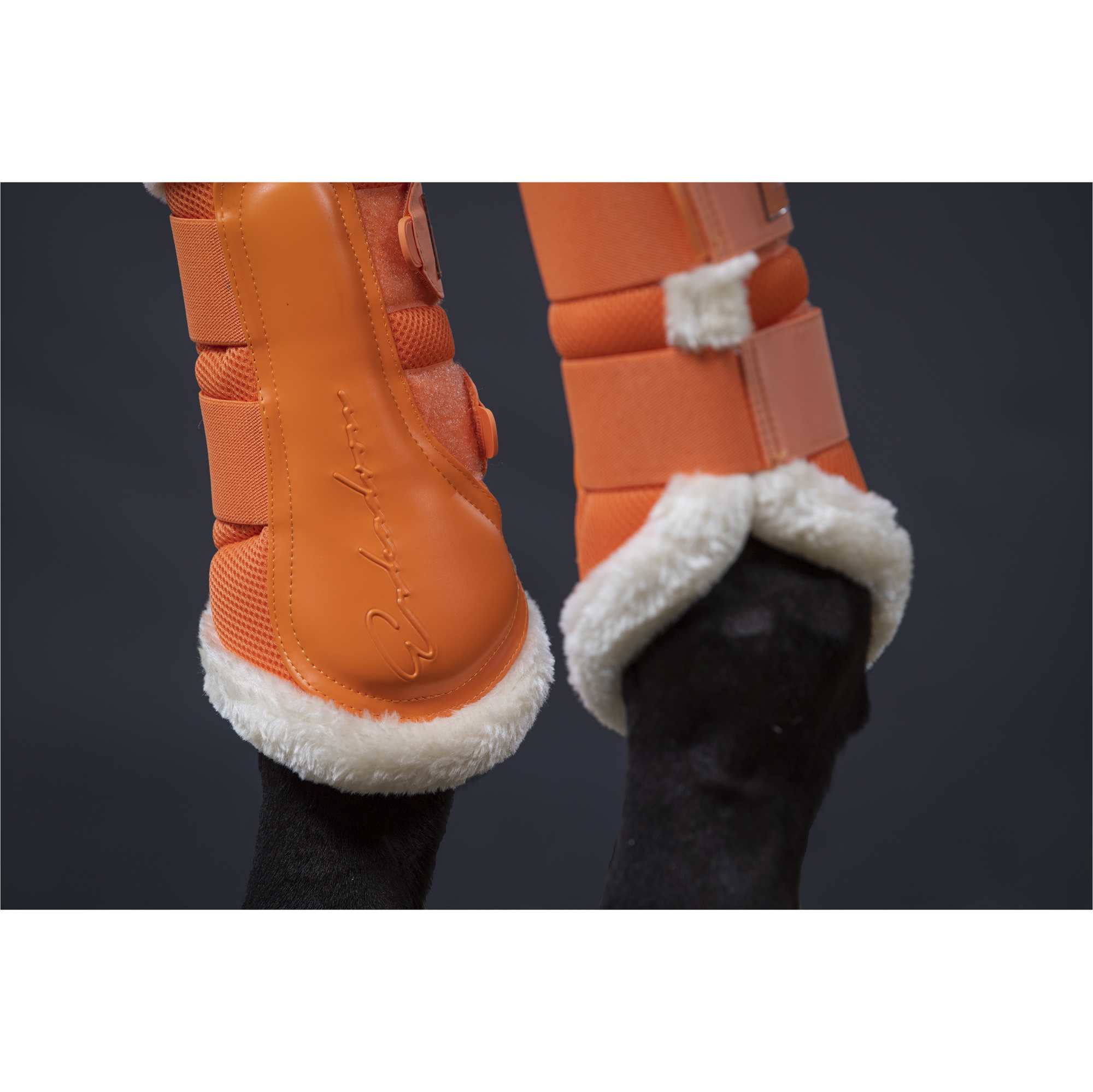2022 Eskadron Mesh Fauxfur Putzstiefel 555072 663 930 - Weicher Pfirsich