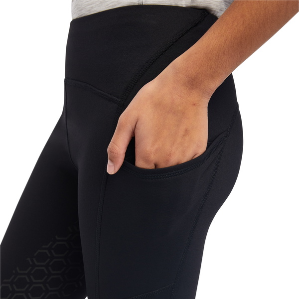 2022 Ariat Junior Venture Thermal Half Grip Tight 10041312 - Black
