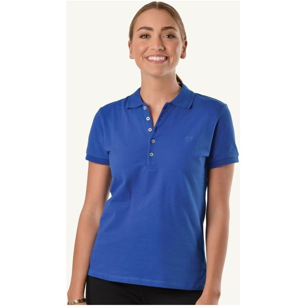 Dublin Womens Lily Cap Sleeve Polo Top 1000385 - Cobalt