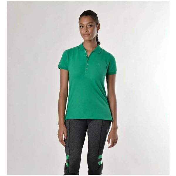 2022 Dublin Womens Lily Cap Sleeve Polo Top 1000385 - Emerald