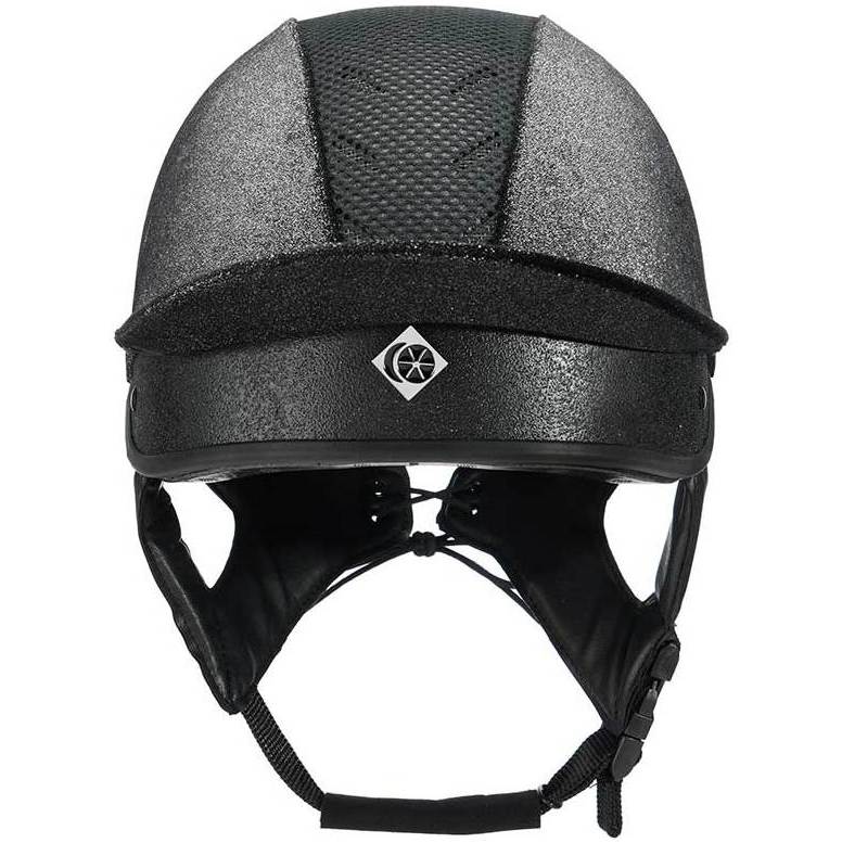 Charles Owen This Esme Cosmic JS1 Pro & Free Headband & Free Hat Silk - Black