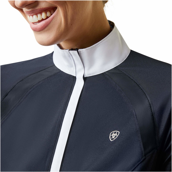 2023 Ariat Womens Sunstopper Pro 2.0 Show Shirt 10043603 - Show Navy / Ashton