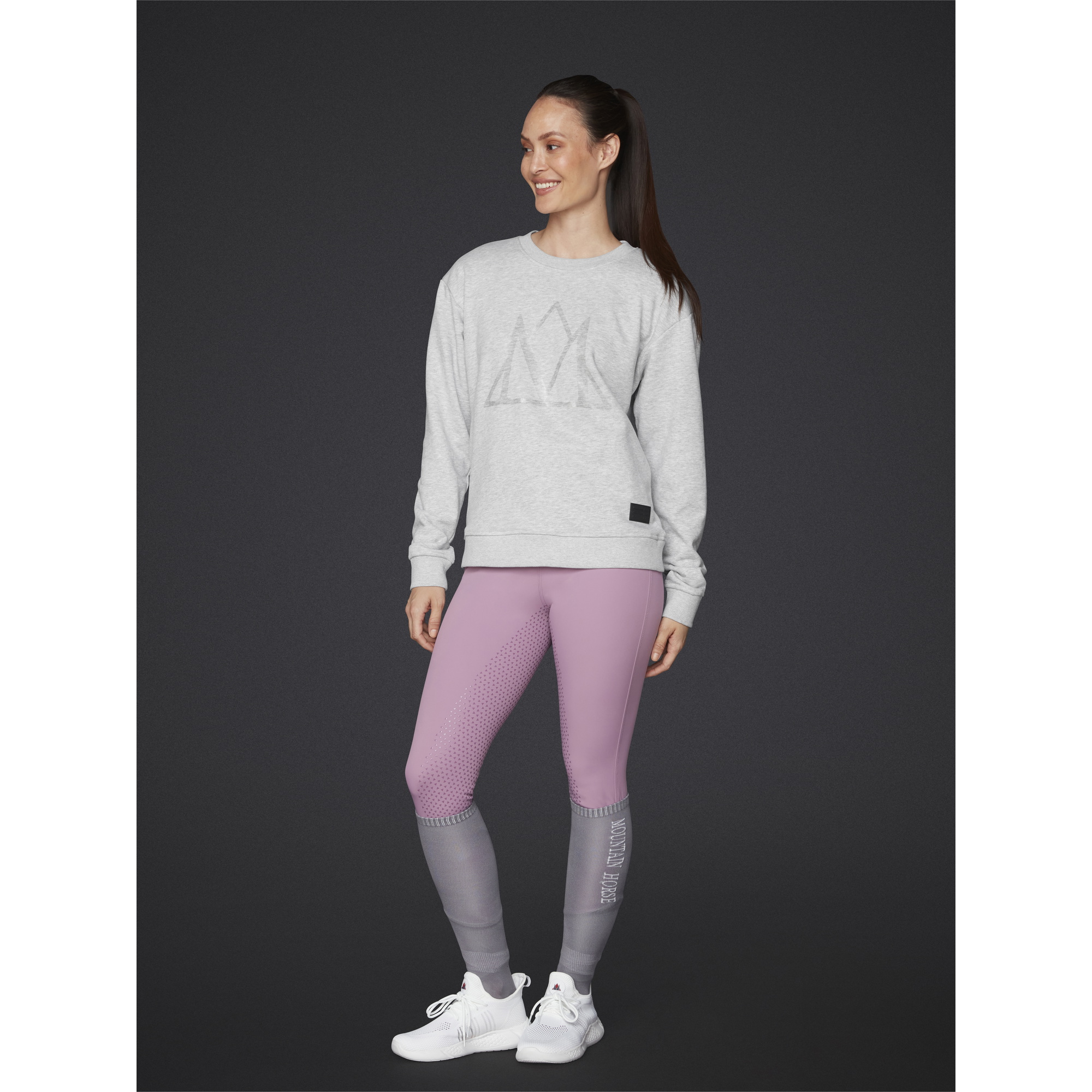 Mountain Horse Womens MH Sweatshirt 4531014 - Grau Melange