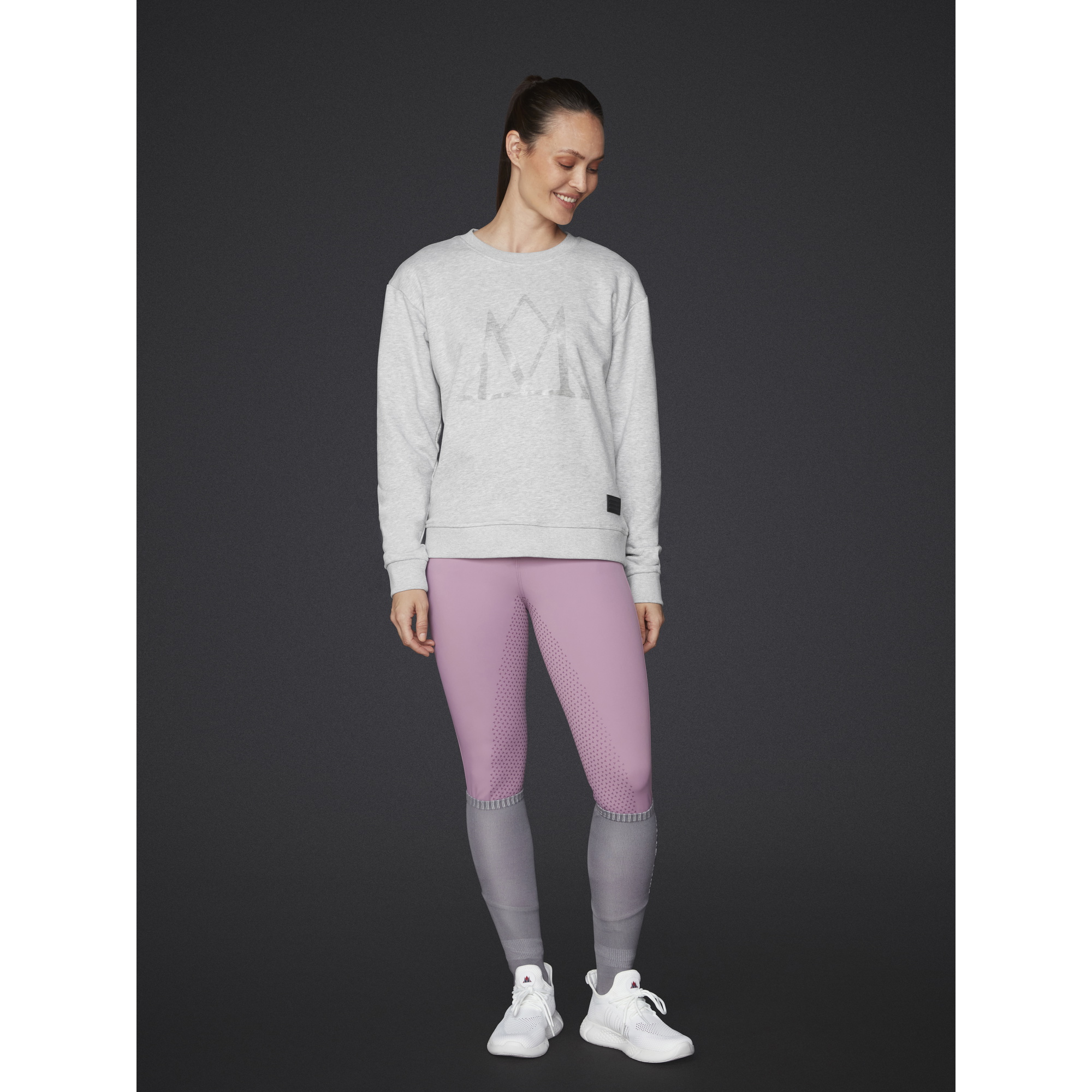 Mountain Horse Womens MH Sweatshirt 4531014 - Grau Melange
