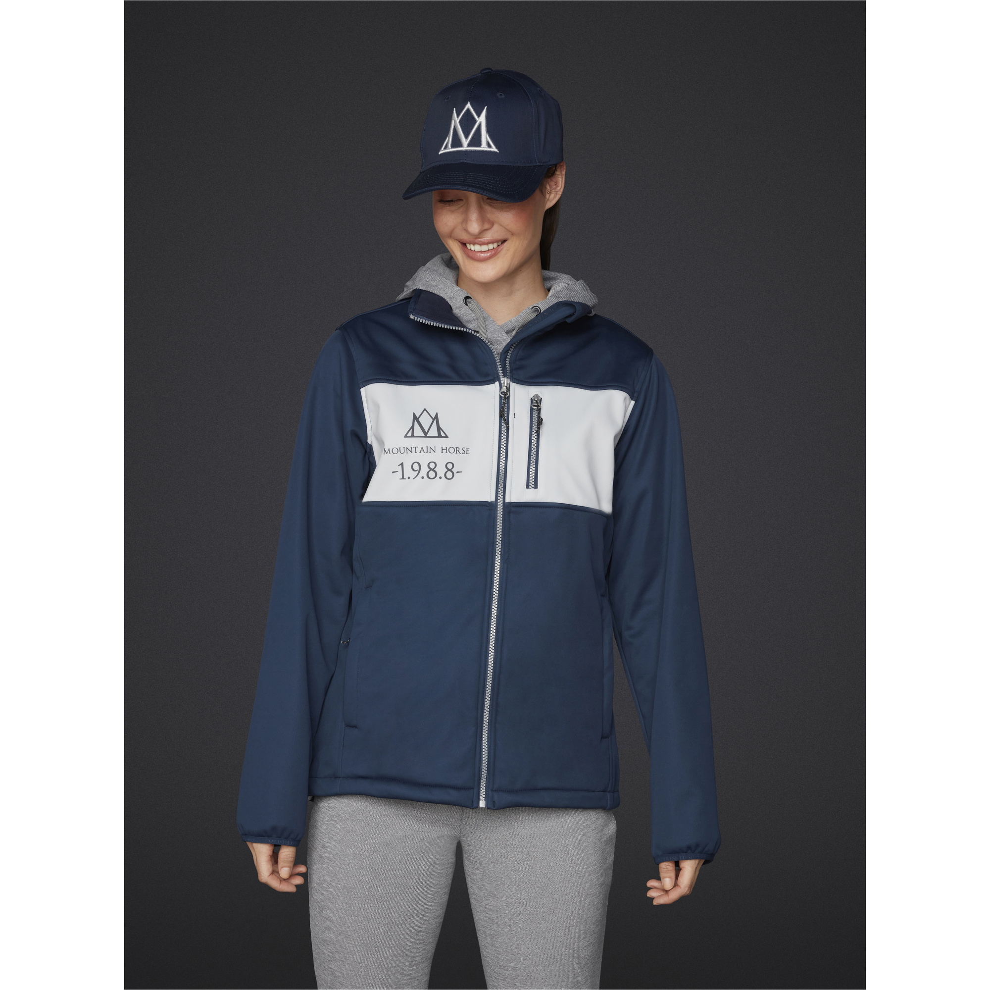 Mountain Horse Womens Tile Softshell Jacket 34180400 - Navy
