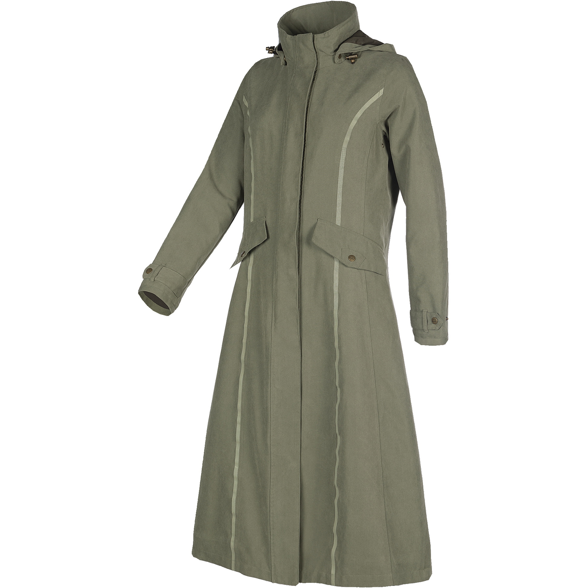 Baleno Damen Kensington Sicher Reiten Mantel 969BB8 - Grey Green