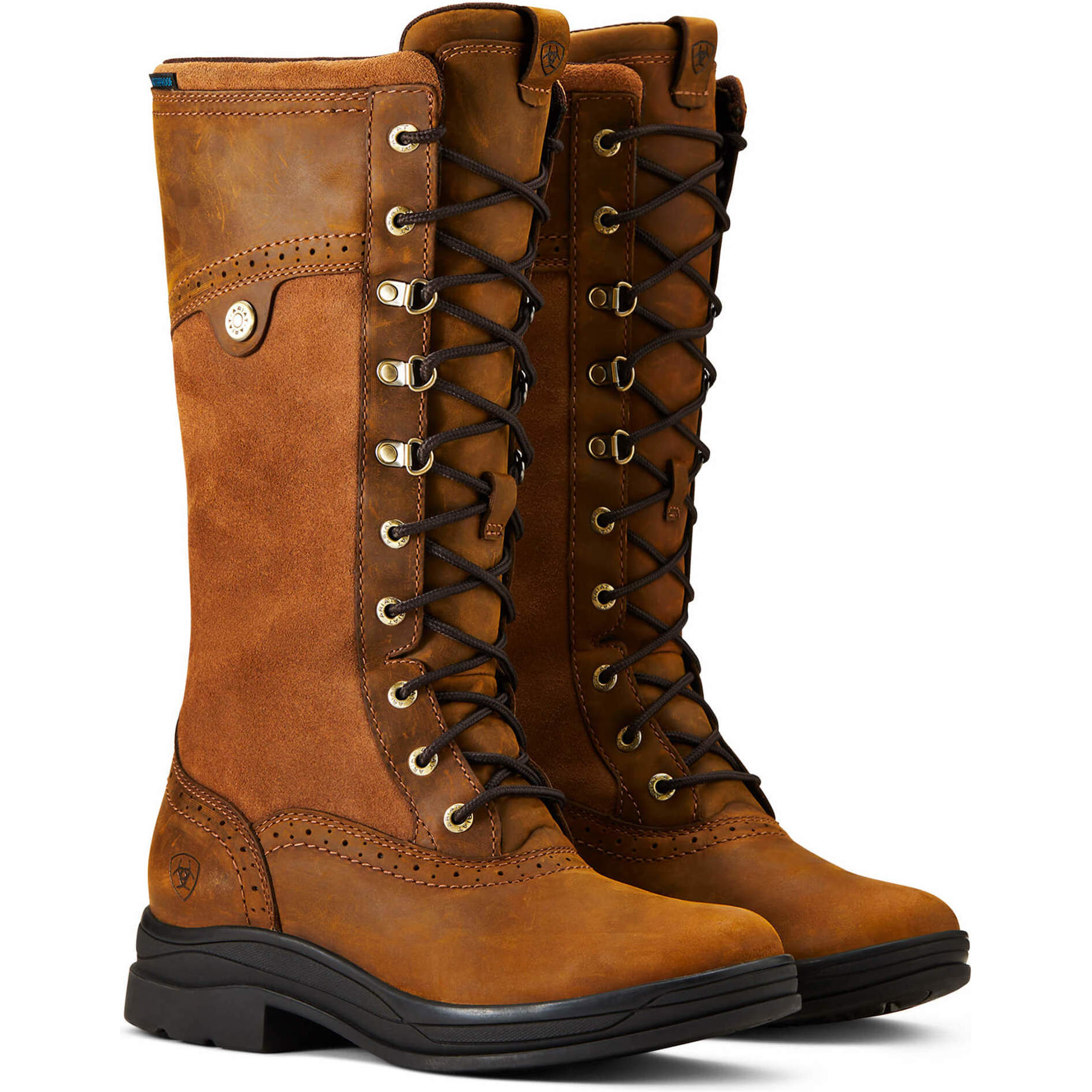 Ariat Womens Wythburn II Waterproof Country Boot 10042411 - Weathered Brown