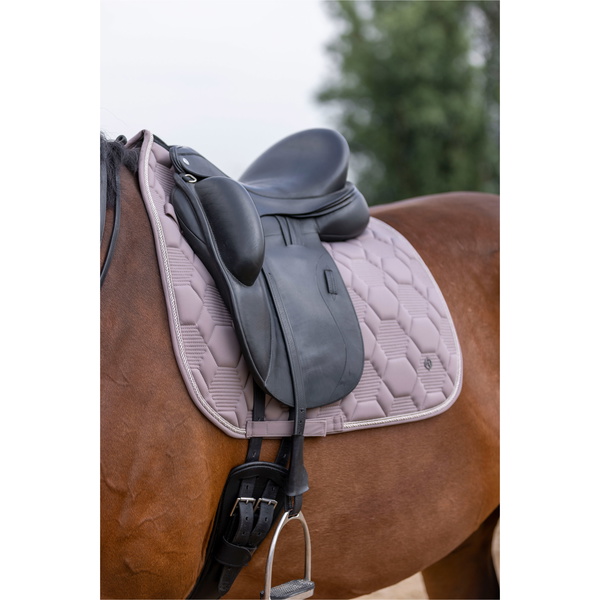 2023 HV Polo Jenna Dressage Saddle Pad 802093502 - Espresso