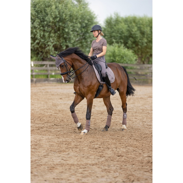 2023 HV Polo Jenna Dressage Saddle Pad 802093502 - Espresso