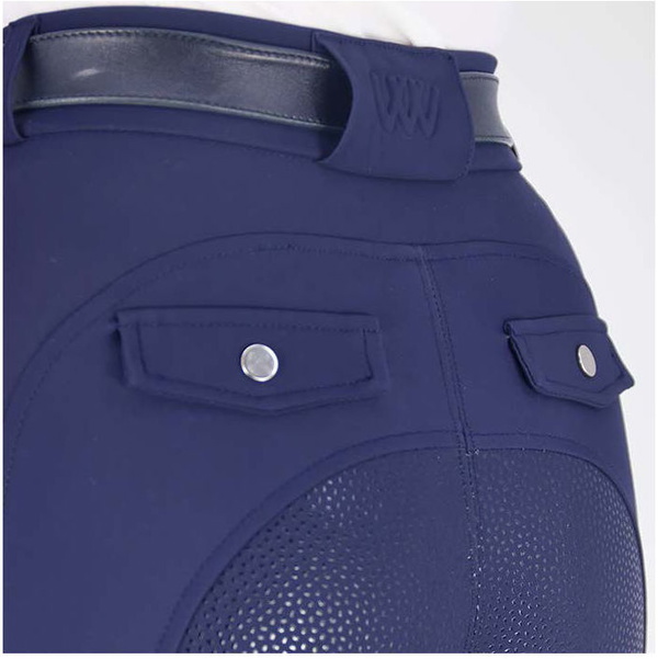 Woof Wear Damen Hybrid Vollsitz-Reithose Wa00112 - Navy