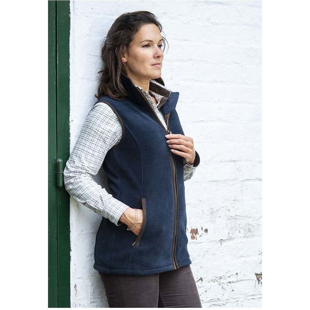 Baleno Damen Ausfall Vlies Weste 766BB8T12 - Navy Blue