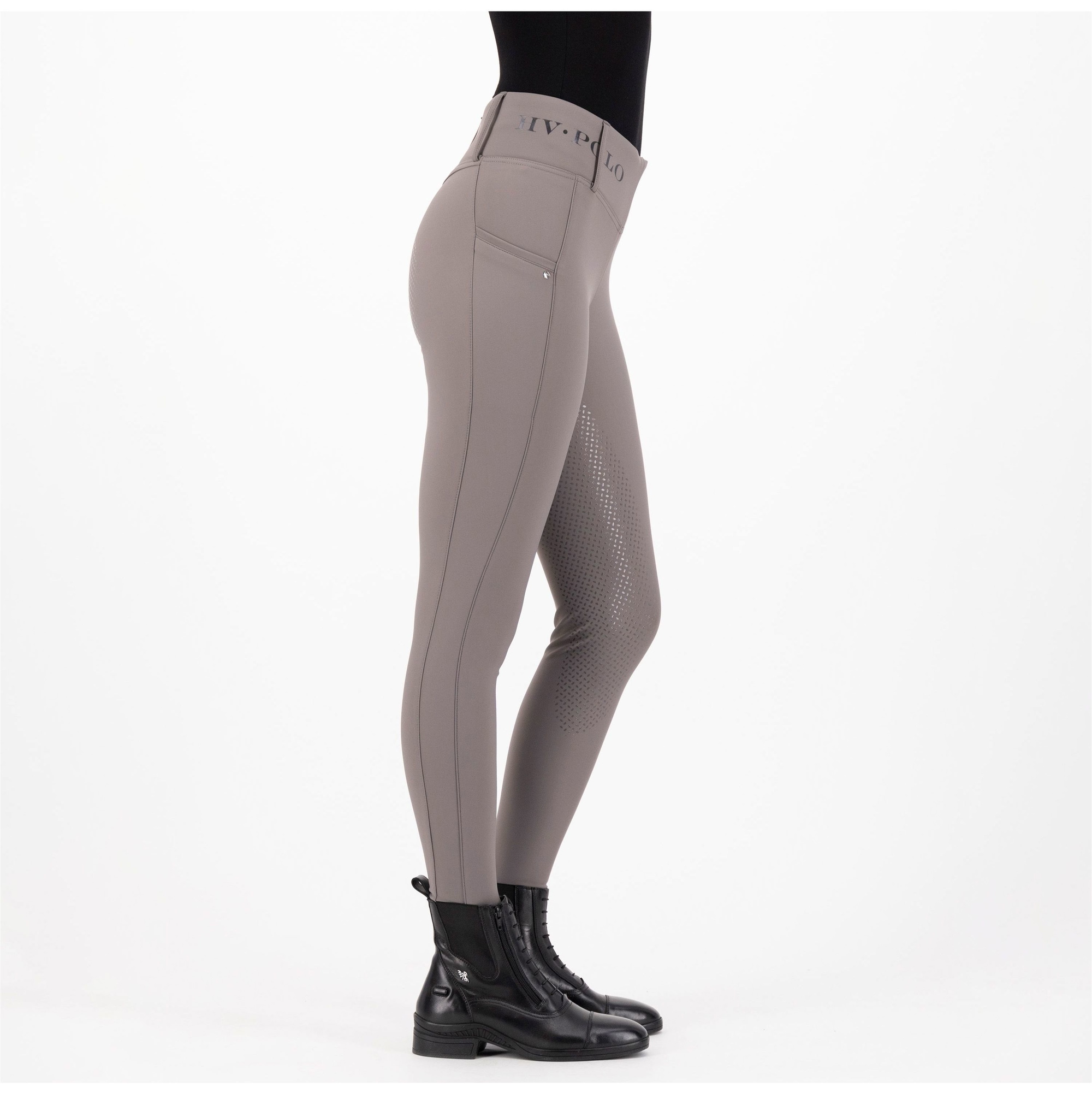 HV Polo Womens Favourite Highwaist Full Grip Riding Tights 201093514 - Dark Sand