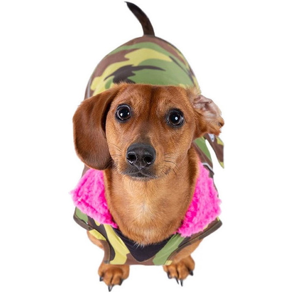 2025 Dryrobe Dog Coat V3 DRV3 - Camouflage / Pink