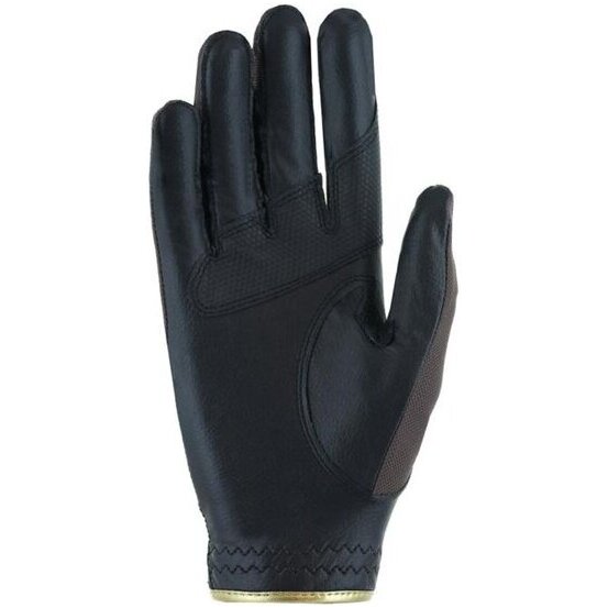 Roeckl Womens Millero Riding Gloves 310027 - Dark Mocha / Black