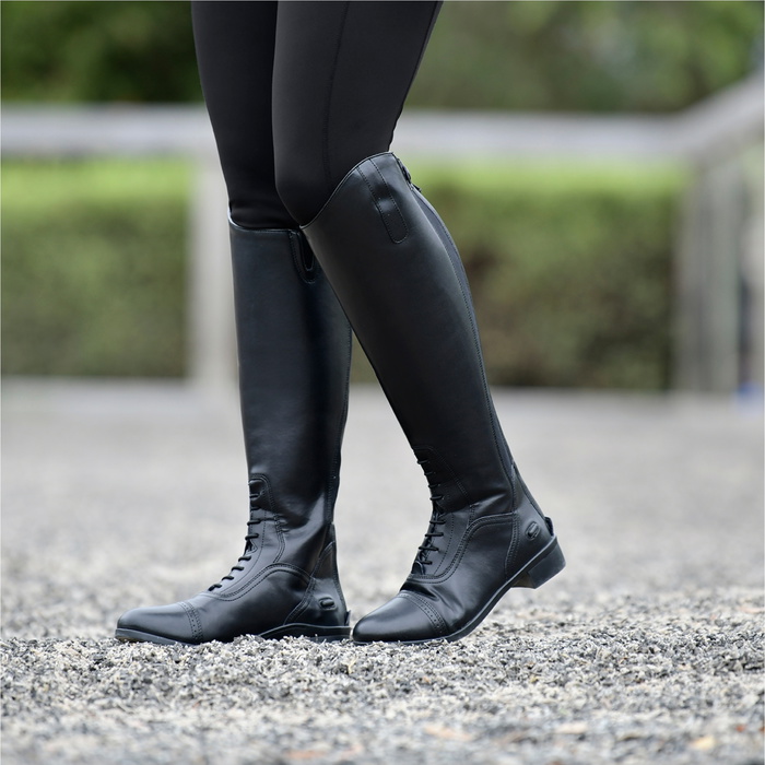 saxon ladies syntovia tall dress boot Saxon Syntovia Tall Dress Boots, Black, L10 Wide Regular