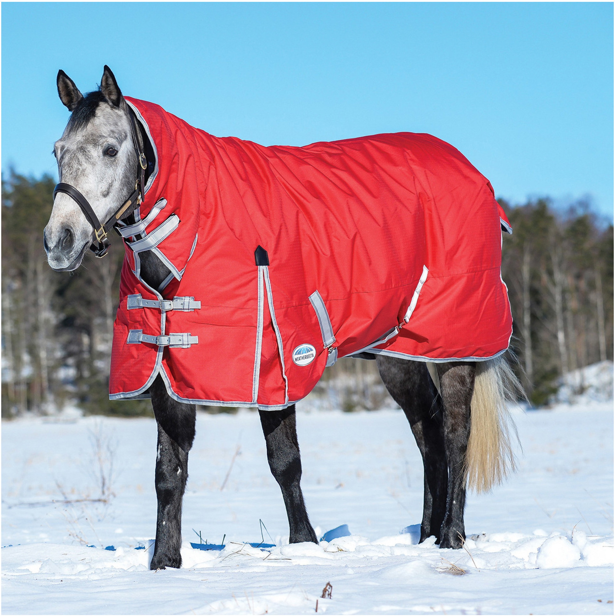 Weatherbeeta Comfitec Classic Heavy Combo Neck Rug - Red