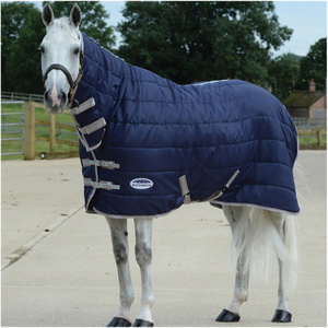 Weatherbeeta Comfitec Channel Quilt Medium - Lite Combo Neck Rug - Navy