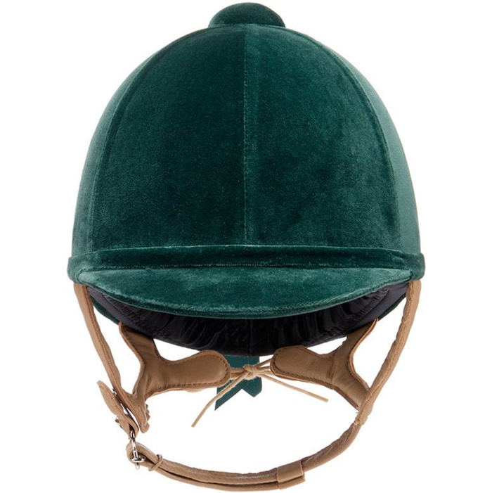 Green Riding Hat Charles Owen Unisex Fian Riding Hat GNDFH - Bottle Green Dun - Safety ...