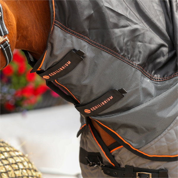 2025 Equilibrium Therapy Magnetic Rug EQB0045 - Black / Orange - Horse ...