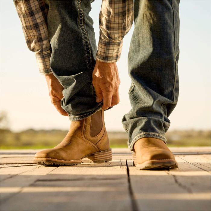 2025 Ariat Mens Hybrid Low Boy Wide Square Toe Chelsea Boot  display picture 1