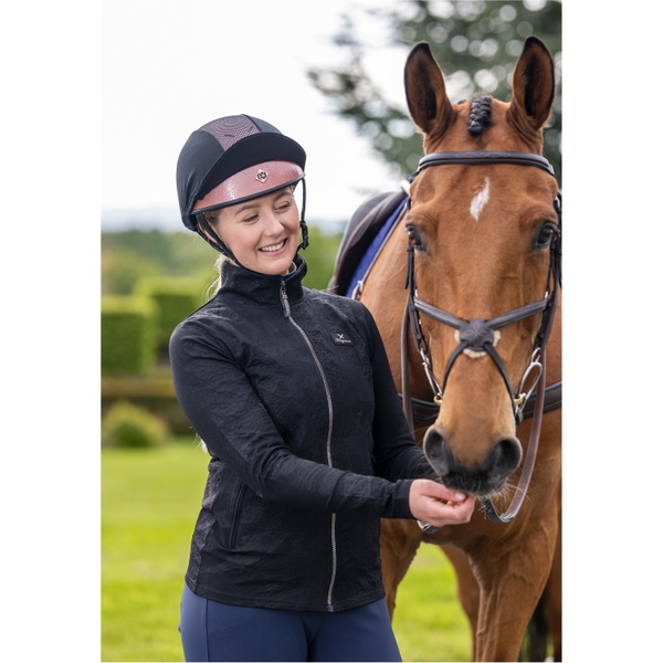 Charles Owen Pro Ii Plus Casque Tête De Mort Ronde - Or Rose