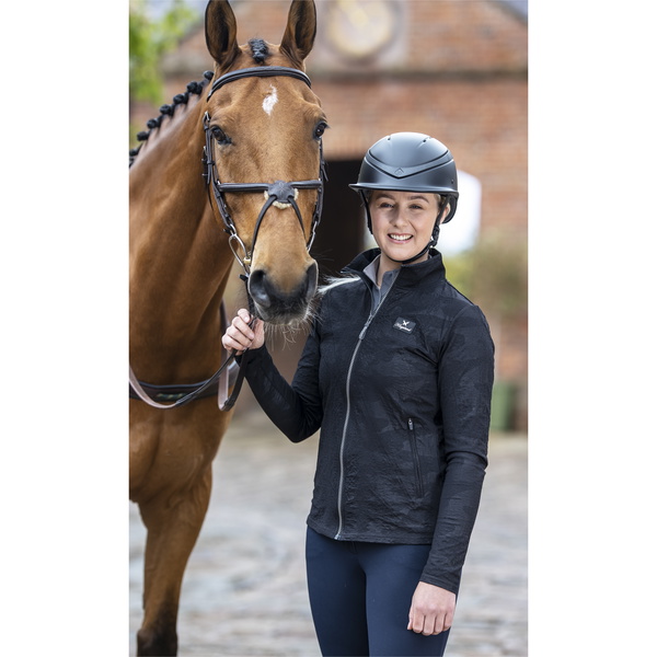Charles Owen Unisex Luna Helmet & Headband LUNABMBM - Black Matt