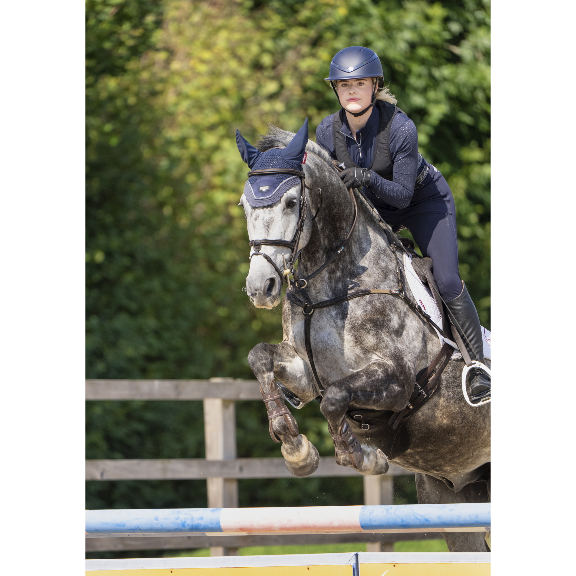 Charles Owen This Esme x Luna Riding Helmet & Headband - Midnight