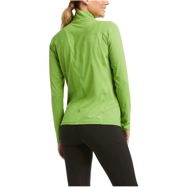 Ariat Womens Auburn 1/4 Zip Long Sleeve Baselayer 10034799 - Peridot