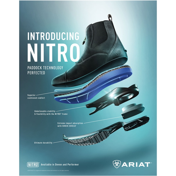 Ariat Womens Devon Nitro Zip Paddock Boots Black