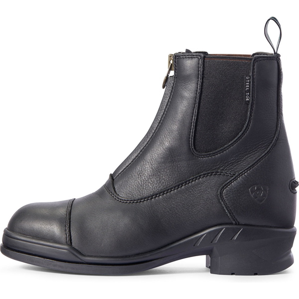 Mujeres Ariat Herencia IV Con Cremallera De Acero Para El Dedo Del Pie Botas 10031421 - Black