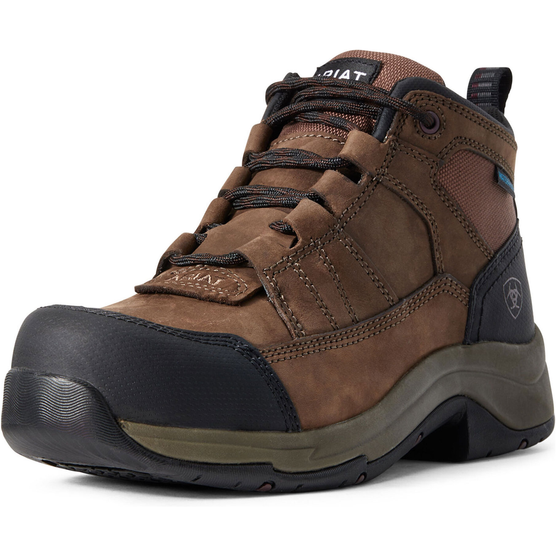Ariat Frauen Tellurid Arbeit H20 Ct Stiefel Distressed Braun