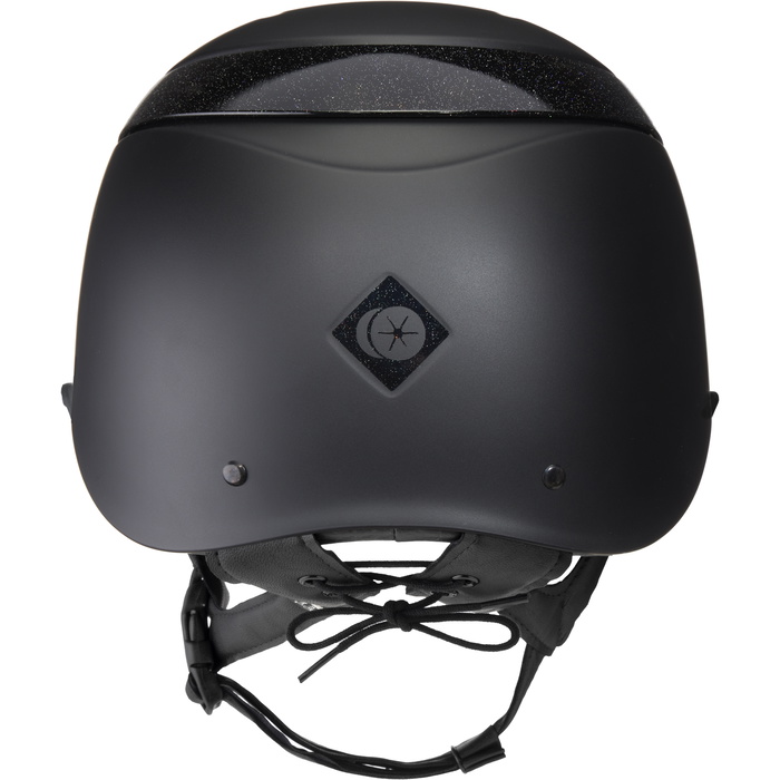 Charles Owen This Esme x Luna Riding Helmet & Headband, Size 54cm - Black