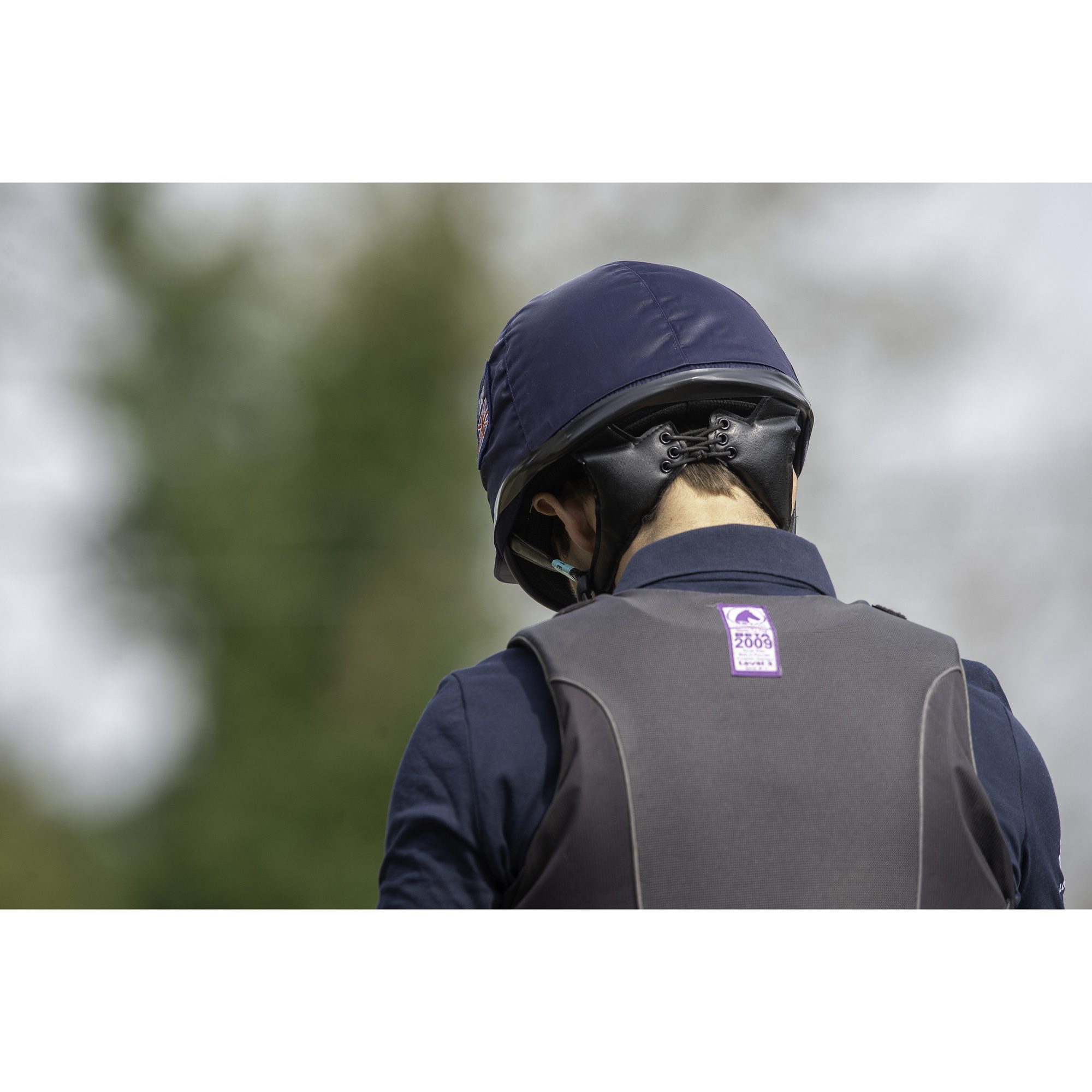 Charles Owen Pro II Plus Skull Helmet - Navy