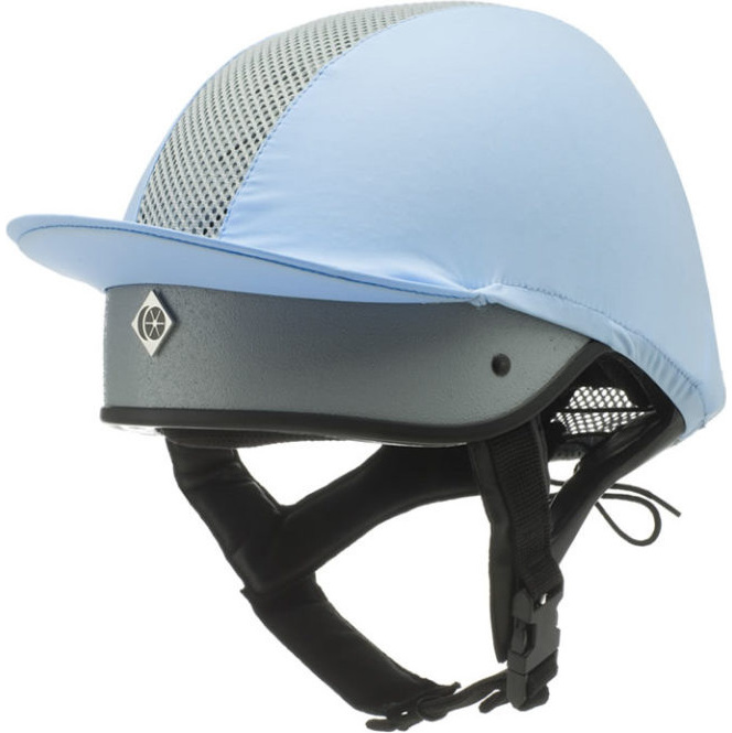 Charles Owen Esme Js1 Pro Tête De Mort Et Bandeau - Bleu Bébé