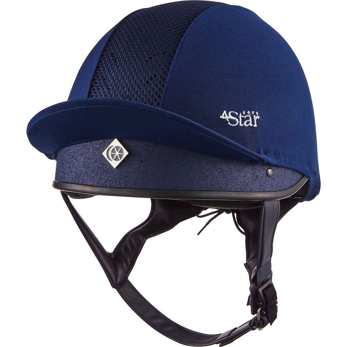 Charles Owen 4 Star Jockey Skull Helmet CO4ST - Navy