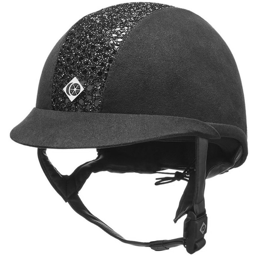 Charles Owen ASTM eLumenAyr Helmet Black Sparkly Centre