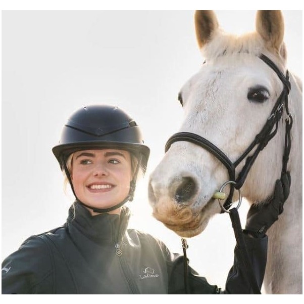 Charles Owen Luna Casque à Visière Large Lunawpbmbm - Noir Mat